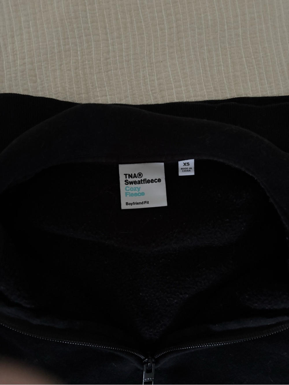 TNA Black Women’s Half-Zip Sweater - Picture 7 of 8